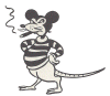 smoking rat