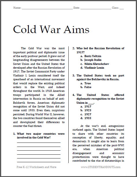 cold-war-worksheet-answers