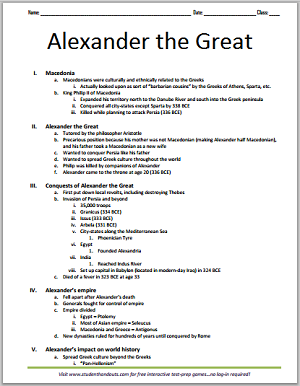 Alexander the great essay