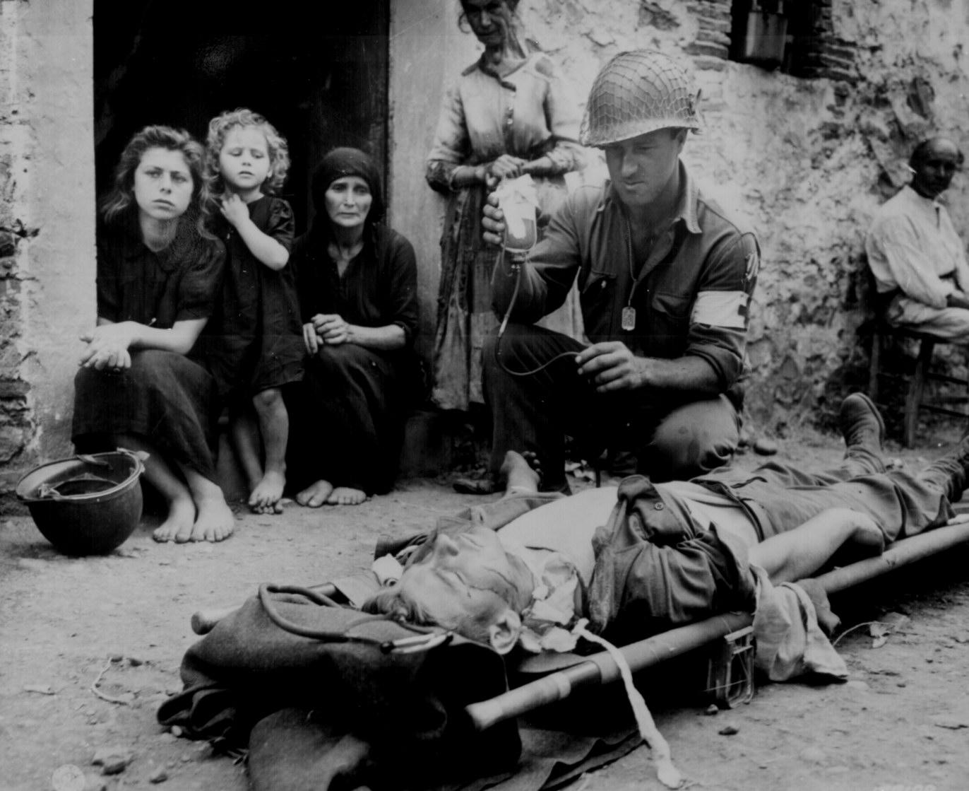 Triage on an Italian Street, 1943