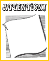 Attention Pin/Bulletin Board Printable Stationery Sheet Attention Pin/Bulletin Board Printable Stationery Sheet