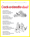 Cock-a-doodle-doo! PDF Handout Cock-a-doodle-doo! PDF Handout
