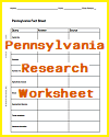 Pennsylvania Facts: Blank Worksheet Pennsylvania Facts: Blank Worksheet for Grades 4-8