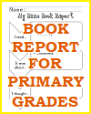 My Basic Book Report: Primary PDF Printable