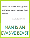 Sinclair Quote on Man's Nature