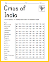 Indian Cities Word Search Puzzle Indian Cities Word Search Puzzle