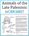 Late Paleozoic Animals Worksheet Late Paleozoic Animals Worksheet