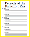 Paleozoic Era Outline PDF Worksheet Paleozoic Era Outline PDF Worksheet