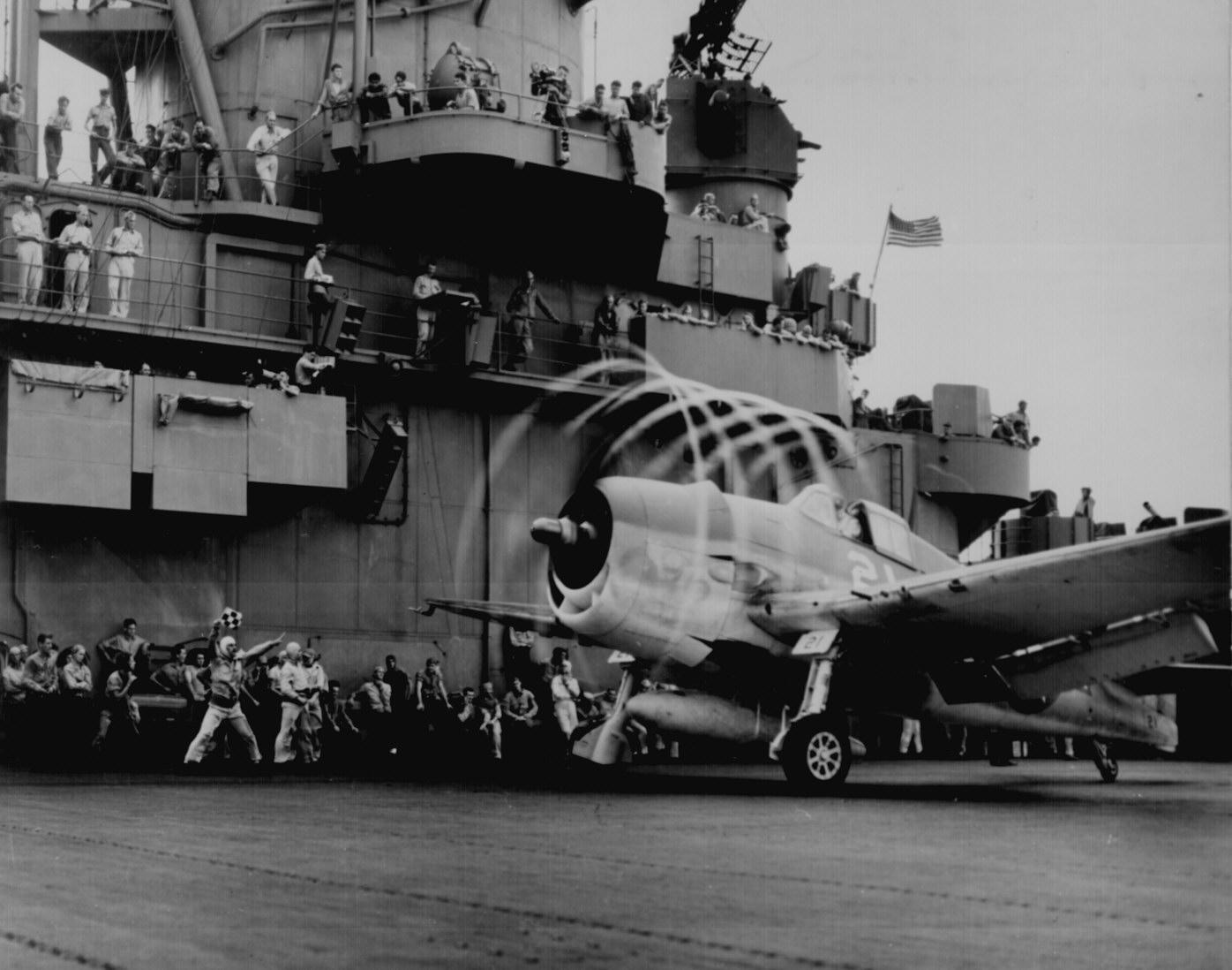 F6F Fighter Plane in WWII