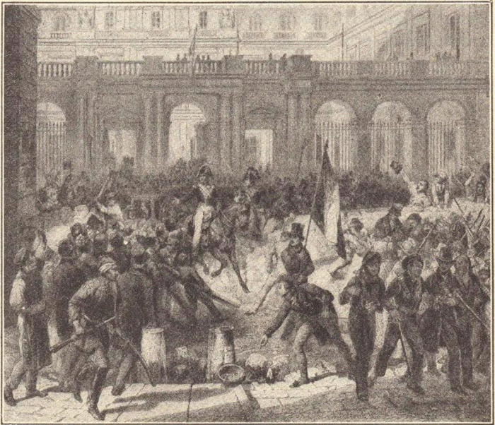 Entry of Louis Philippe into Paris, July 30, 1830.