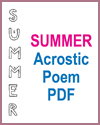 Summer Acrostic Worksheet