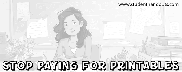 Free Printables for Teachers