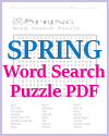 Spring Word Search Puzzle Spring Word Search Puzzle