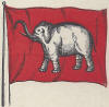 Flag of Siam (Now Called Thailand), Circa 1900