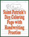 Saint Patrick's Day Shamrock Coloring Page for Kids