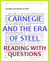 Carnegie and the Era of Steel Reading with Questions Carnegie and the Era of Steel Reading with Questions