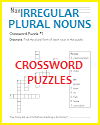 Irregular Plural Nouns Crossword Puzzles Irregular Plural Nouns Crossword Puzzles