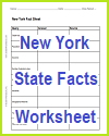 New York State Facts Worksheet New York State Facts Worksheet