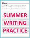 Summer Season Handwriting Practice Worksheets Summer Season Handwriting Practice Worksheets