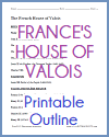 French House of Valois Printable PDF Outline French House of Valois Printable PDF Outline
