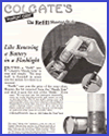 Colgate's Handy Grip Refill Shaving Stick Ad Colgate's Handy Grip Refill Shaving Stick Ad