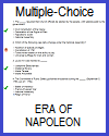 Napol&eacute;onic Era Multiple-Choice Quiz; Grades 9-12