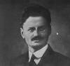 Russian revolutionary Leon Trotsky, photographed in 1918, the year he became head of the Red Army. Trotsky in 1918