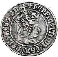 Coin of King Henry VII of England