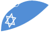 Blue Kippah or Yarmulke