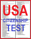 U.S. Citizenship Test - Free Printable (PDF) U.S. Citizenship Test - Free Printable (PDF)