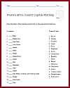 West African Country Capitals Matching Worksheet West African Country Capitals Matching Worksheet