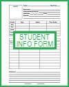Basic Student Information Form Basic Student Information Form