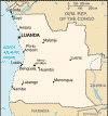Angola Political Map