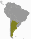 Argentina Global Position Map