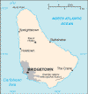 Barbados Political Map