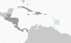 Barbados Global Position Map