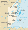 Belize Political Map