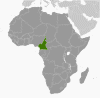 Cameroon Global Position Map