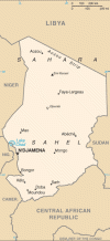Chad Political Map