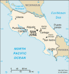 Costa Rica Political Map Costa Rica Political Map