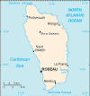 Dominica Political Map