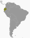 Ecuador Global Position Map