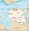 Estonia Political Map