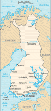 Finland Political Map