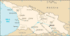 Country of Georgia Political Map