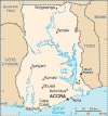 Ghana Political Map
