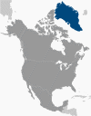 Greenland Global Position Map Greenland Global Position Map