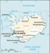 Iceland Political Map