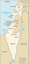 Israel Political Map