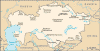 Kazakhstan Political Map